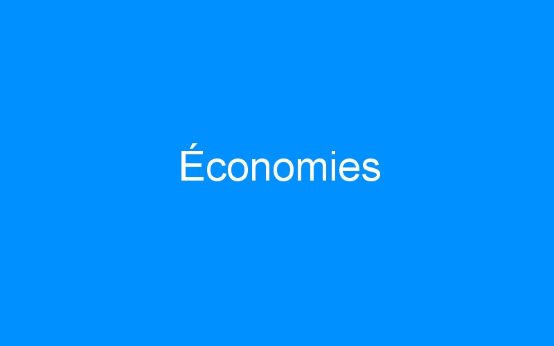 You are currently viewing Économies