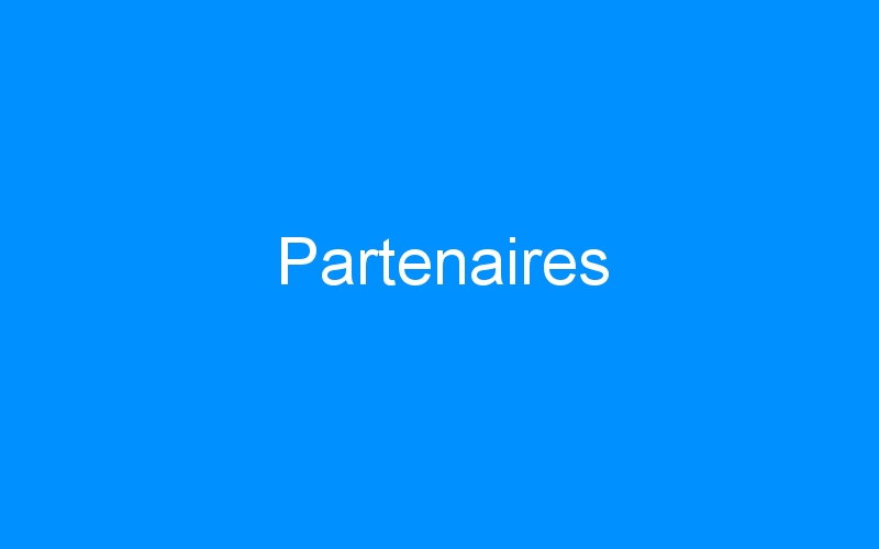 You are currently viewing Partenaires